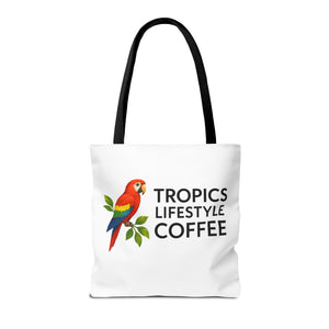 Tote Bag — Tropics Lifestyle Coffee Parrot Logo Tote