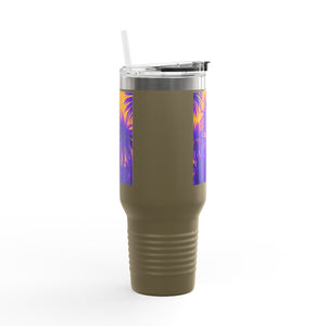 Tiny Palm Island/Palm Insulated Travel Mug - 40oz - Perfect for Outdoor Adventures