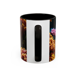 Black Coffee Mug ~ Seahorses in Love
