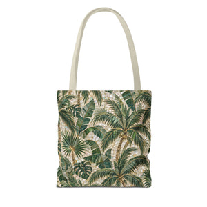 Tropical Palms MosaicTote Bag – Vintage Beach Market Bag
