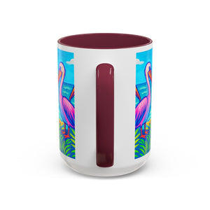 Accent Color Coffee Mug, Many Colors - 11oz & 15oz / Pelican Party