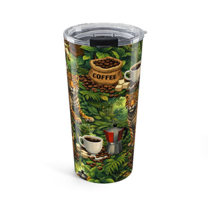 20oz Tumbler ~ UFO & Jungle Jaguars Insulated Travel Cup