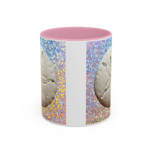 Colorful Mugs (11oz, 15oz), Disco Sand Dollar
