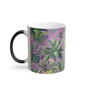 Color Morphing Mug, 11oz, More Tropical Fruit/Deep Lilac