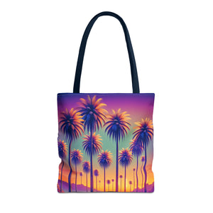 Sunset Palms Tote Bag - 3 Sizes