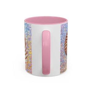 Colorful Mugs (11oz, 15oz), Disco Tiger Stripe Nautilus