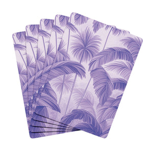 Poker Playing Cards - Palm Serenity, Lilac