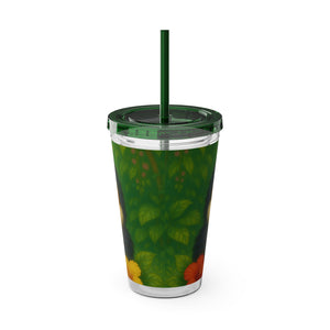 Tropical Tumbler with Straw | 16 oz: Baby Toucans