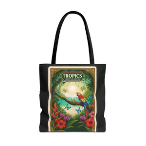Tote Bag — Parrot Friends at Seashore, TLC Logo