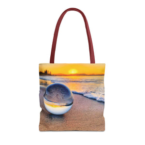 Sunset Beach Crystal Ball Tote