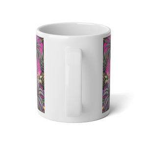 Jumbo Mug, 20oz, Tropical Fruit Pink | Tropical Coffee Cup