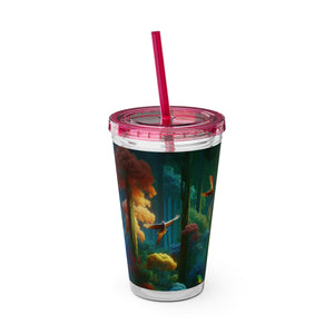 Tropical Tumbler with Straw | 16 oz: Flight School