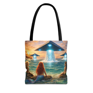 UFOs & Mermaids Tote Bag - 3 Sizes
