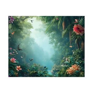 Tropical Rainforest Poster, Matte ~ Another Day in Paradise