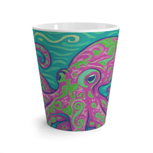 Latte White Mug, Gamma Kraken Joe