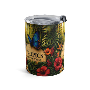 Coffee Tumbler — Tropics Lifestyle Coffee 10oz Insulated Travel Mug