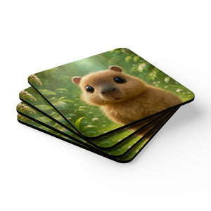 Coaster Set /4- Baby Capybara