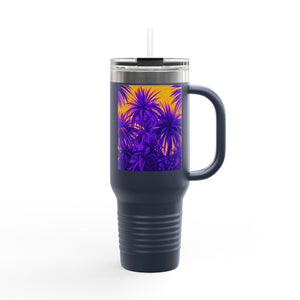 Tiny Palm Island/Palm Insulated Travel Mug - 40oz - Perfect for Outdoor Adventures