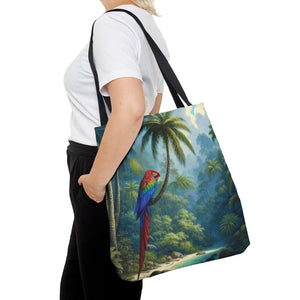 Sleeping Beauty Parrot Tote Bag - 3 Sizes