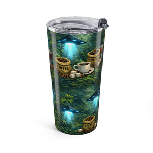 20oz Tumbler ~ Jungle UFO & Coffee Insulated Travel Cup