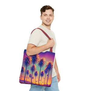 Sunset Palms Tote Bag - 3 Sizes