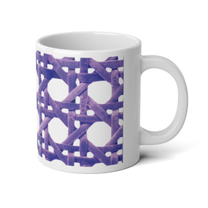 Jumbo Mug, 20oz, Chair Wicker Amethyst | Tropical Coffee Cup