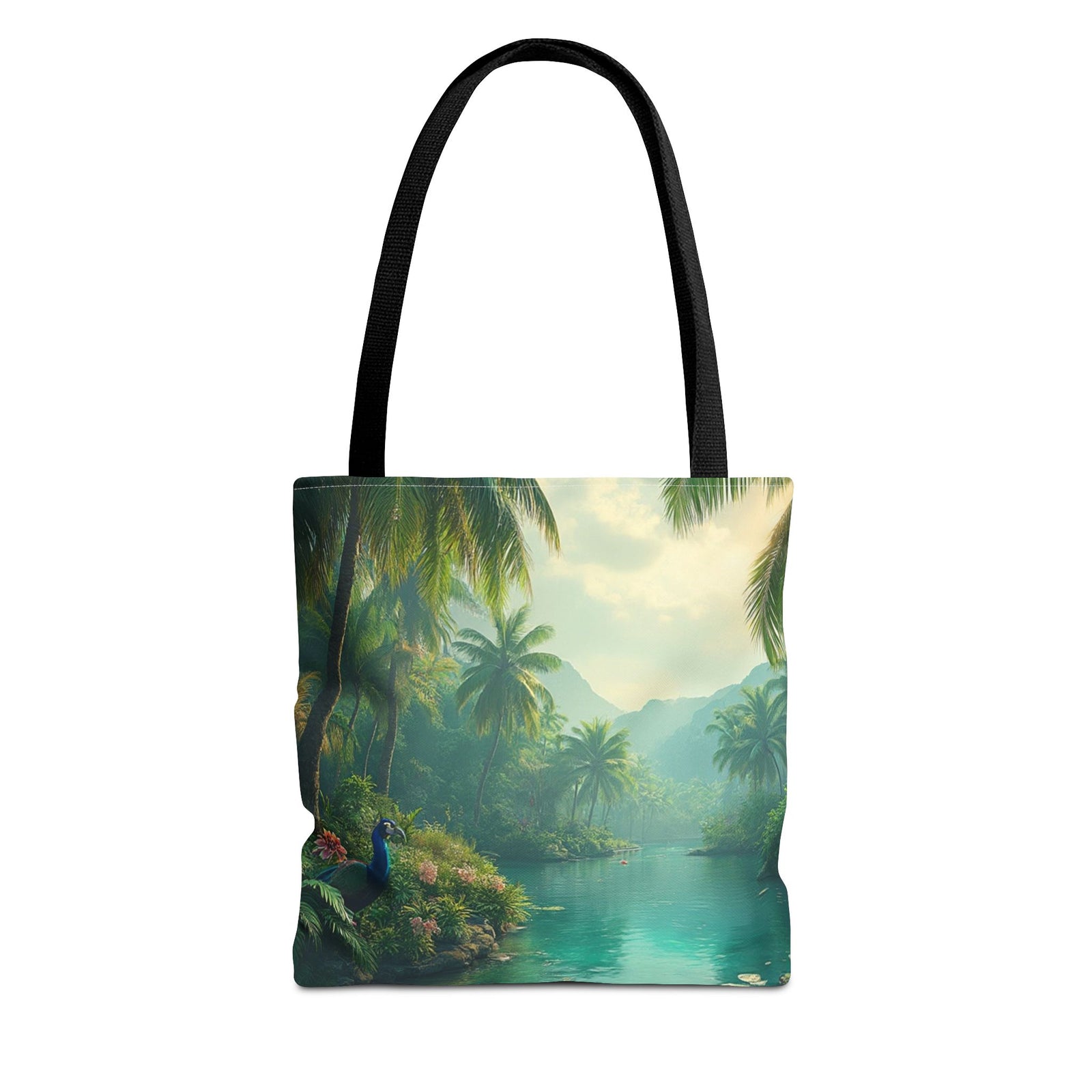 Resting Peacock Tote Bag - 3 Sizes