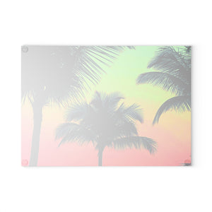 Glass Coffee Station Tray, 2 Sizes – Palm Glow Sangria