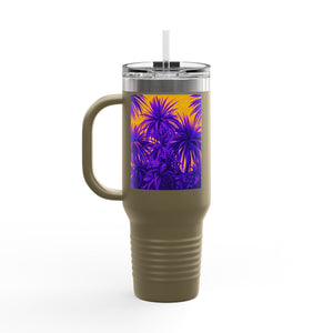 Tiny Palm Island/Palm Insulated Travel Mug - 40oz - Perfect for Outdoor Adventures