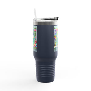 Insulated Travel Mug, 40oz / Tropical Margarita - Perfect for Outdoor Adventures