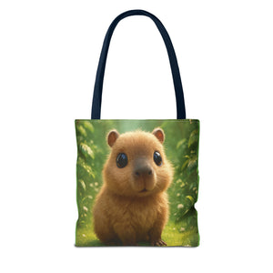 Baby Capybara Tote Bag - 3 Sizes