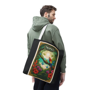 Tote Bag — Parrot Friends at Seashore, TLC Logo