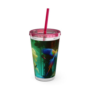 Tropical Tumbler with Straw | 16 oz: Flight School