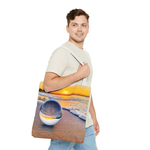 Sunset Beach Crystal Ball Tote