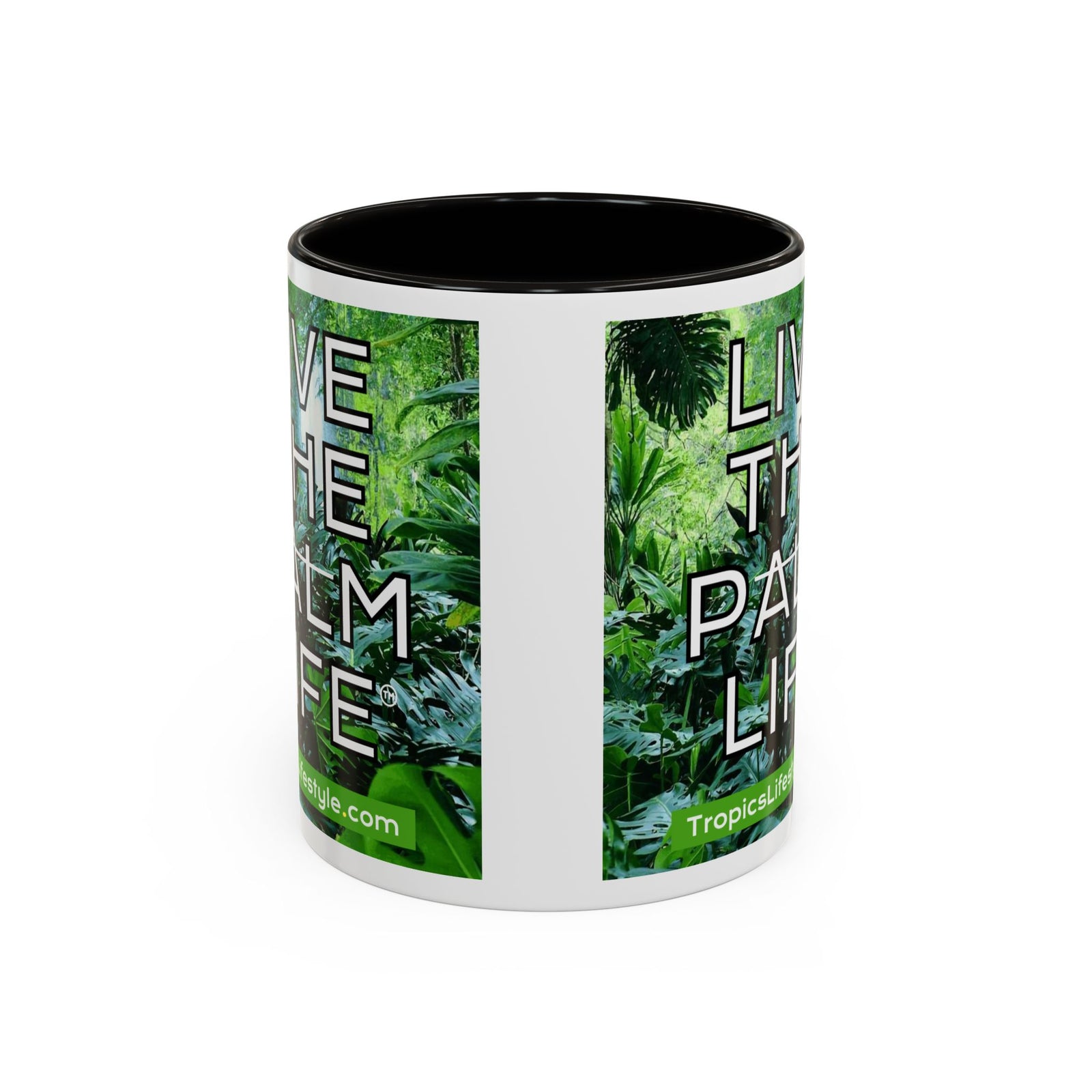 Colorful Mugs (11oz, 15oz), Live the Palm Life