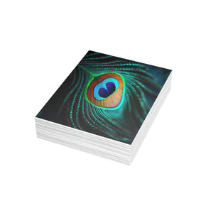 Tropical Peacock Eye Postcard Bundles (envelopes included) ~ 4 sizes