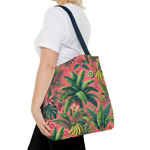 More Tropical Fruit/Coral Tote Bag - 3 Sizes