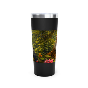 22oz Insulated Tumbler/Vacuum Copper Travel Cup — UFO, Tiger & Toucan