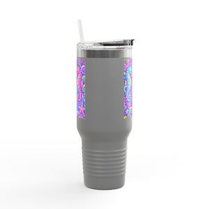 Seahorses/Fantasy Pop nsulated Travel Mug - 40oz - Perfect for Outdoor Adventures