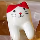 Ceramic Cat Coffee Spoons, 4.3"