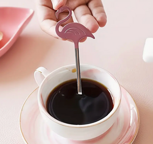 Flamingo Coffee Spoon, Stainless Steel, 5.1" ~ 3 Designs