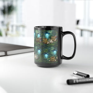 Black Coffee Mug — UFO & Coffee Scene 15oz - Tropics Lifestyle Coffee