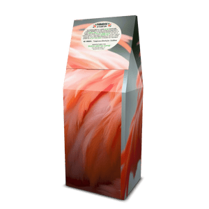 Calm Island DECAF Art Box Coffee, 12 Oz: Flamingo Feathers - Tropics Lifestyle Coffee
