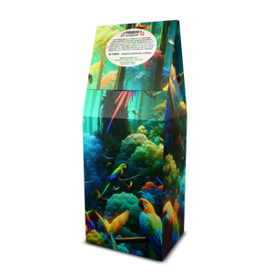 Calm Island DECAF Art Box Coffee, 12 Oz: Flight School - Tropics Lifestyle Coffee