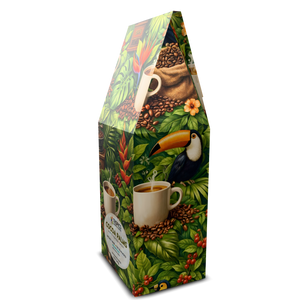 Cocoa Palms Art Box Coffee 12 Oz: Rainforest Coffee Break - Tropics Lifestyle Coffee
