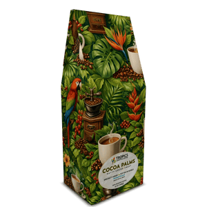 Cocoa Palms Art Box Coffee 12 Oz: Rainforest Coffee Break - Tropics Lifestyle Coffee