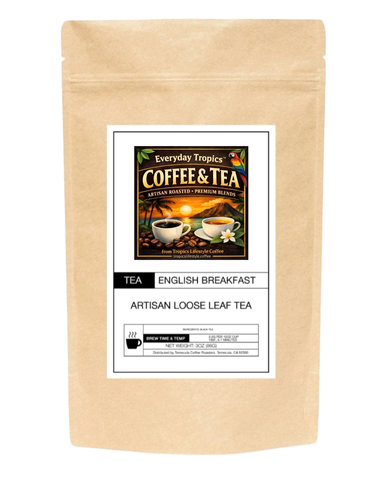 Everyday Tropics Masala Chai Tea - Tropics Lifestyle Coffee