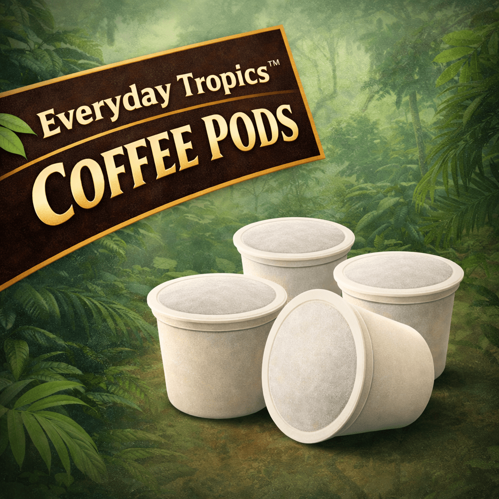 Everyday Tropics Original Roast Coffee Pods, 60 Pack - Tropics Lifestyle Coffee