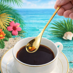 Flamingo Coffee Spoon, Stainless Steel, 5.1" ~ 3 Designs