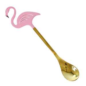 Flamingo Coffee Spoon, Stainless Steel, 5.1" ~ 3 Designs